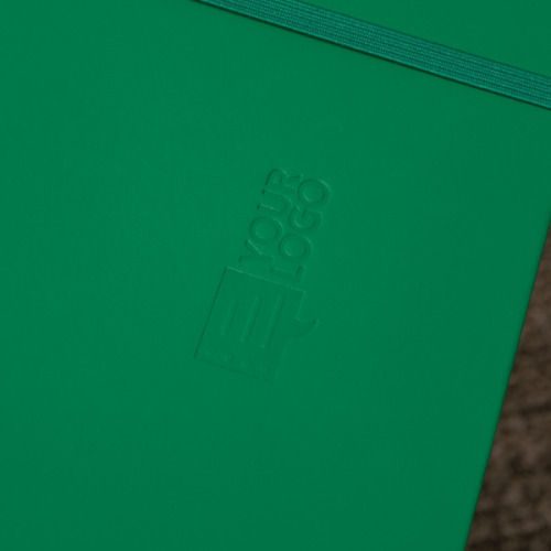 Notatnik A5 w linie z materiałów z recyklingu DOMINIK Zielony 2526109 (7)