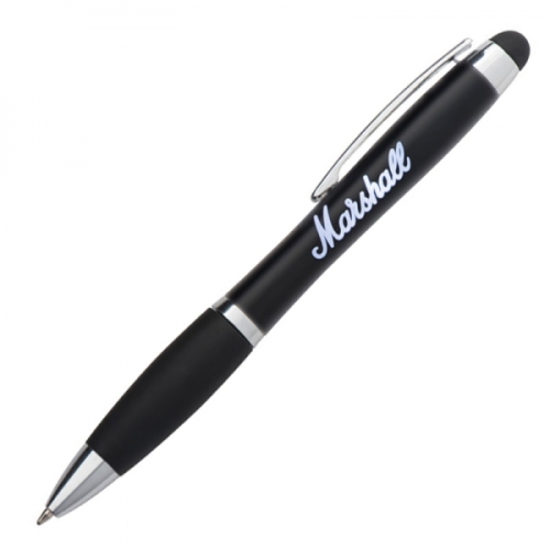 Długopis metalowy touch pen lighting logo LA NUCIA czarny 054003 (3)