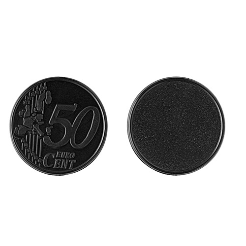 Plastikowy żeton do wózka 0,50 € / Coin 50 Czarny IP14083311 
