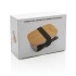 Pudełko śniadaniowe z bambusowym wieczkiem, łyżkowidelec srebrny P269.622 (9) thumbnail