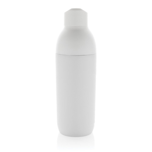 Butelka termiczna 540 ml Flow, stal nierdzewna z recyklingu biały P435.543 (2)
