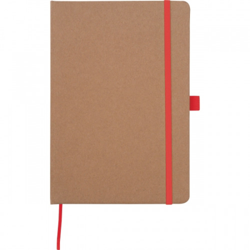 Notes A5 z papieru z recyklingu BOURNEMOUTH Czerwony 528305 (2)