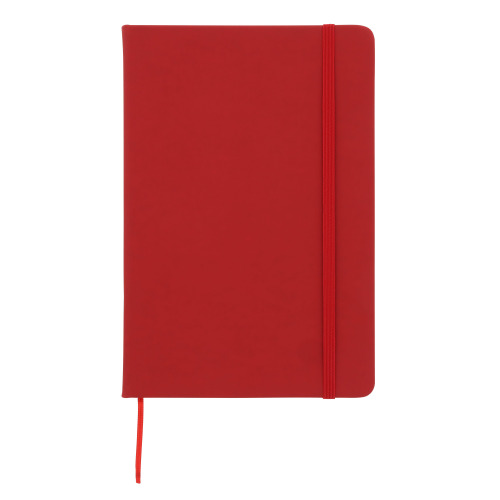 Notatnik A5 PU z kartkami papieru w kropki Czerwony LT92064-N0021 