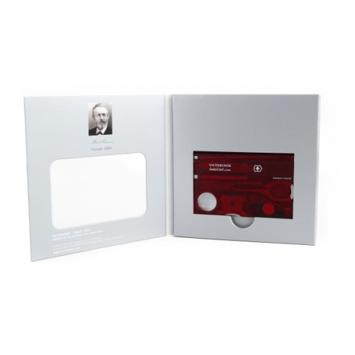 SwissCard Lite czerwony transparentny czerwony 07300T65 (2)