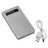 Power bank metalowy 4000 mAh PRAGUE Szary 033907  thumbnail