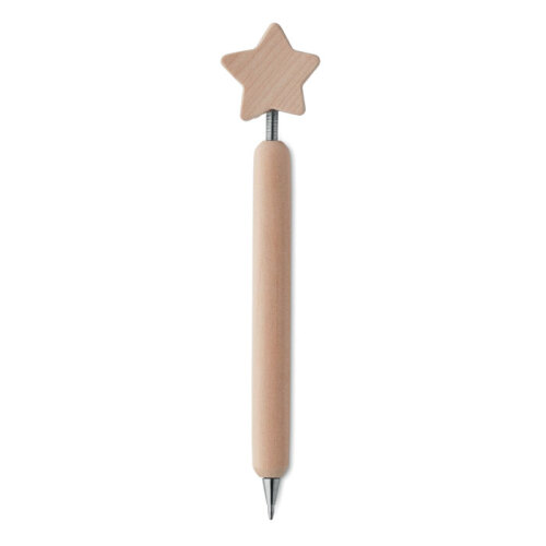 Długopis drewniany z gwiazdą drewna CX1464-40 (1)