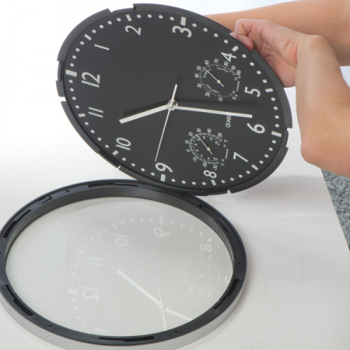 Zegar ścienny CrisMa LUIZA Czarny 4345003 (8)