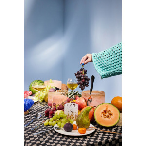 ŚWIECZNIK CALORE XS, R&Oacute;ŻOWY/BEŻOWY