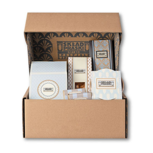 Skład Praski Kuferek Karmelowy Wielokolorowy NAS0335 