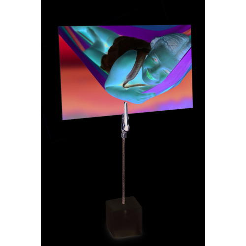 Klips do notatek Przezroczysty biały KC2403-26 (2)