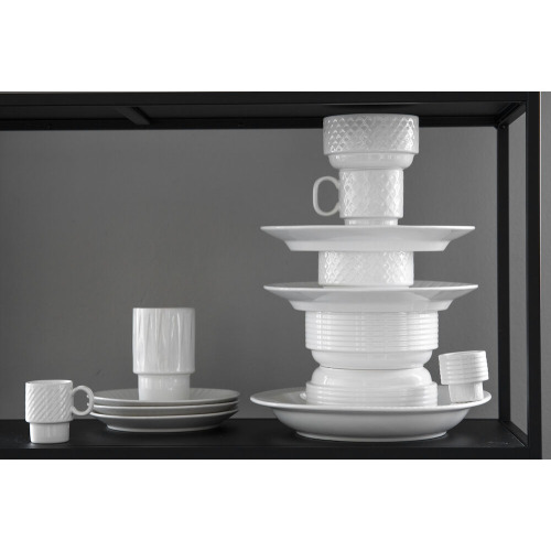 Kubek do kawy COFFEE & MORE 2-szt, biały Biały 5018369- (1)