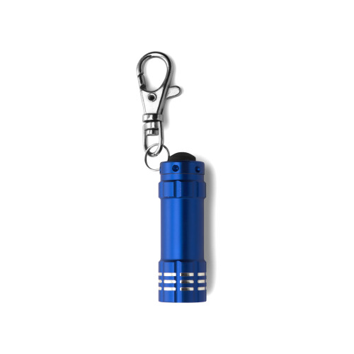 Brelok do kluczy z lampką błękitny V4193-23 
