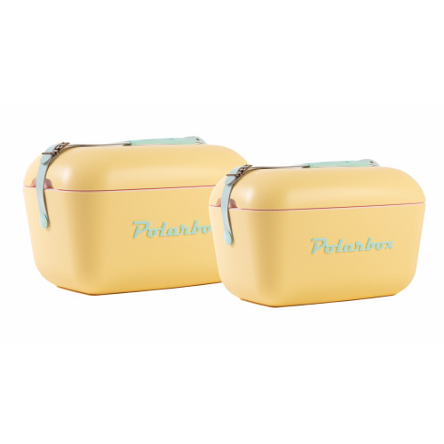 Polarbox lodówka 20L Żółty – Błękitny Pop PBX209254 (2)