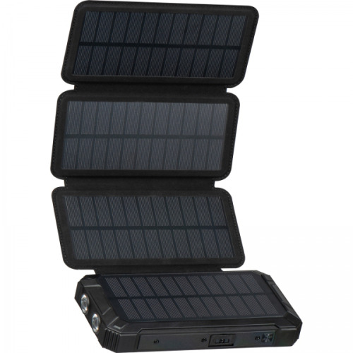 Power bank 20000 mAh solarny PETRA Czarny 3389903 (3)