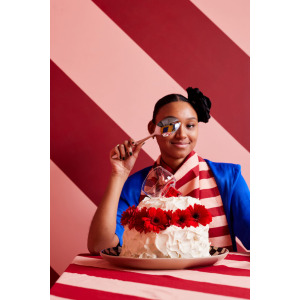 SZKLANKI VICTORIA 2PAK TRANSPARENTNY/CZERWONY