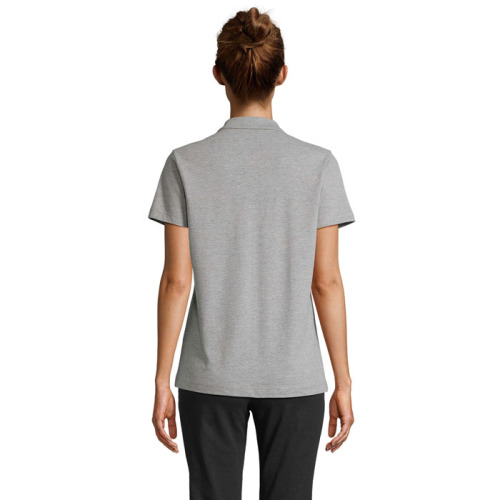 PULSE W OMEN POLO Szary Melanż 2 S04501-GY-M (1)