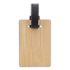 Bambusowa przywieszka bagażowa Naturalny LT99608-N0094  thumbnail
