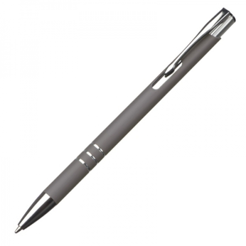Długopis metalowy soft touch NEW JERSEY grafitowy 055577 