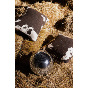 Poduszka ANIMA COW M, brązowa