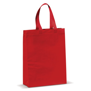 Średnia Torba Non Woven 105g/m² Czerwony