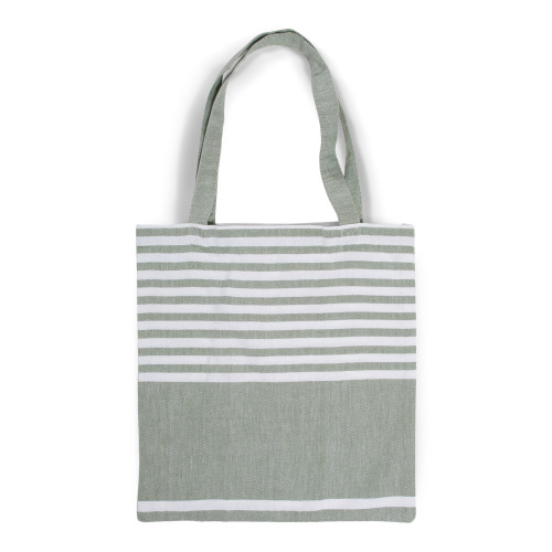 Torba bawełniana Sagaform Ella hamam 41x38 cm Zielony LT52000-N0031 