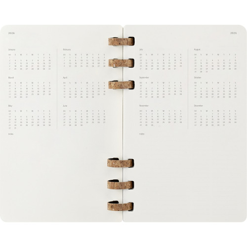 Spiralny kalendarz MOLESKINE Czarny VM790-03/2026 (6)