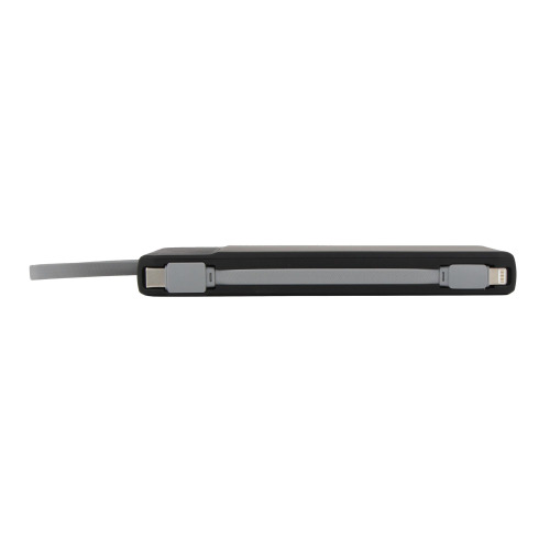 Ziara Powerbank with USB-C & Lightning Cable 10000mAh  Czarny LT95502-N0002 (5)