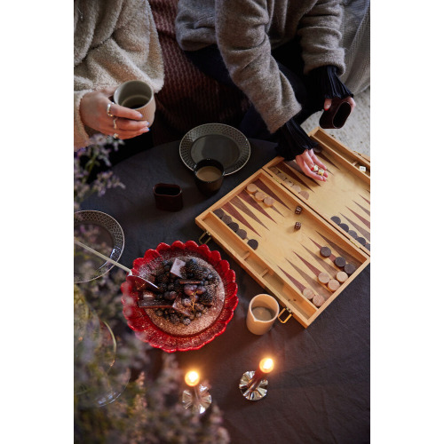 EDITH OBRUS OKRĄGŁY, SZARY Szary 5018559- (5)