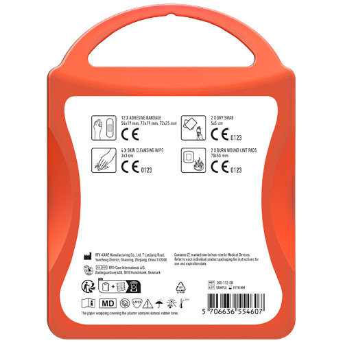 MyKit Zestaw pierwszej pomocy - Podróż Przezroczysty czerwony 1Z250704 (4)