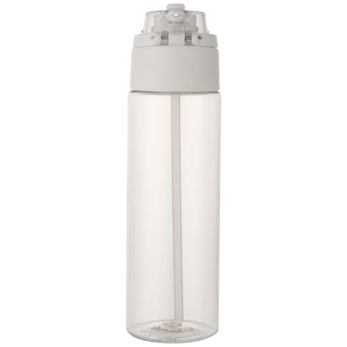 Bidon na wodę Theron o pojemności 700 ml, wykonany z tworzywa sztucznego pochodzącego z recyklingu (RCS), z pokrywką o podwój Przezroczysty klarowny 10095001 (3)