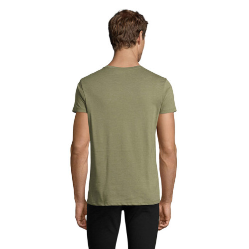 REGENT F Męski T-Shirt 150g Melanż khaki S00553-HK-XL (1)