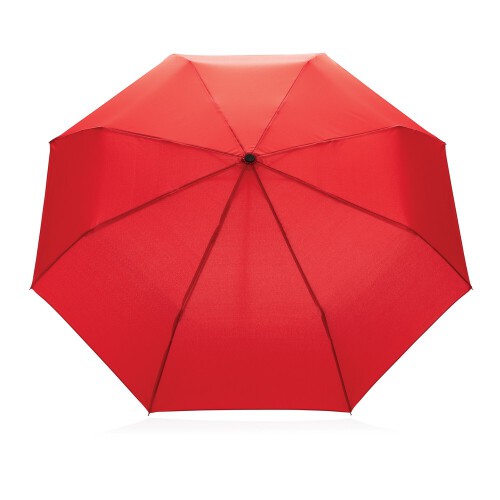 Mały bambusowy parasol 20.5" Impact AWARE rPET czerwony P850.574 (1)