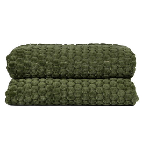 Sagaform Maja Fleece Plaid 130x170 cm Zielony LT52124-N0031 