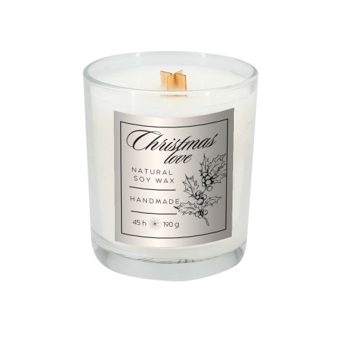 Świeca sojowa 190g Cedarwood Przeźroczysty PS0002 