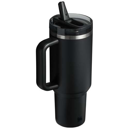 Stanley Quencher® ProTour 1180 ml termoizolowany kubek ze słomką, wykonany z recyklingowanej stali nierdzewnej Czarny 10097990 (3)