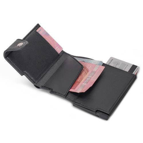 Etui na karty RFID z portfelem Czarny / czarny LT92190-N0202 (2)
