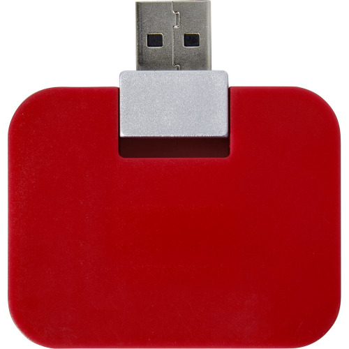 Hub USB czerwony V3789-05 