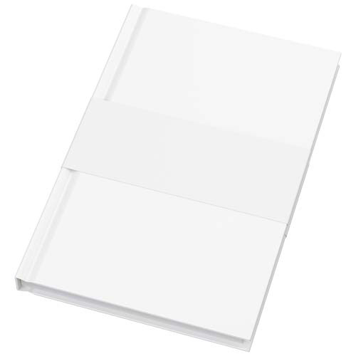 Notatnik A5 Novella Brontë z twardą okładką, błyszczący, 100 kartek Biały 21026801 (4)