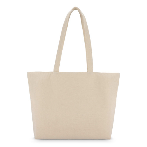 Torba bawełniana z zamkiem błyskawicznym OEKO-TEX® 47 x 11 x 35 cm 320 g/m² Ecru LT95384-N0054 (2)