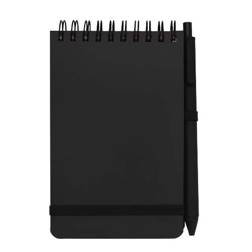 Thalaasa notatnik A6 w twardej okładce z nadrukiem oceanicznym i długopisem  Czarny 10790290 (2)