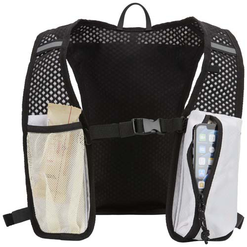 Nomad kamizelka do biegania z recyklingu z certyfikatem GRS, z systemem nawadniającym o pojemności 5 l Sandstone 13009832 (4)