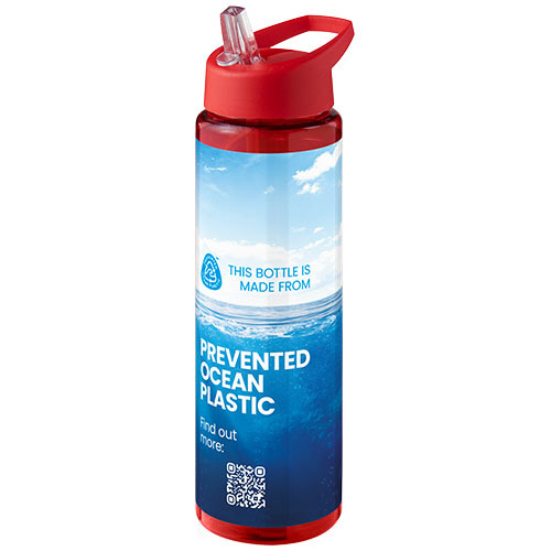 H2O Active® Eco Vibe 850 ml, bidon z dzióbkiem  Czerwony 21048610 (1)
