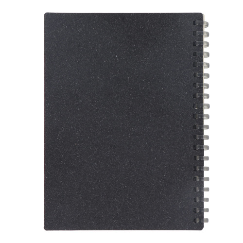 Notatnik z recyklingowanej skóry Midi Ciemnoszary LT92069-N0060 (1)