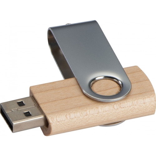 Pendrive drewniany 4 GB LESSINES Brązowy 087601 