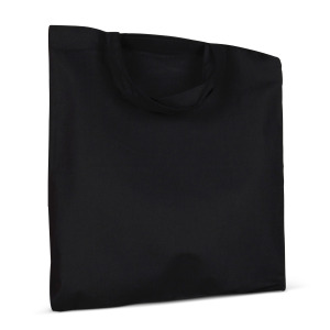 Torba na zakupy OEKO-TEX® color short 140g/m² 38x42 cm Czarny