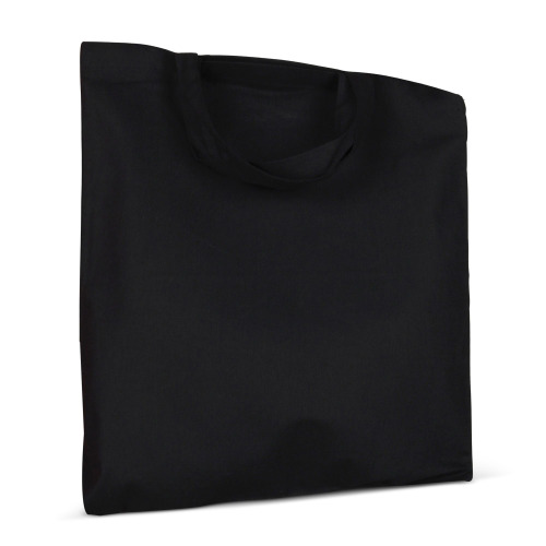 Torba na zakupy OEKO-TEX® color short 140g/m² 38x42 cm Czarny LT95256-N0002 