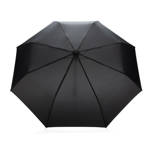 Mały bambusowy parasol 20.5" AWARE™ RPET Czarny P850.571 (1)