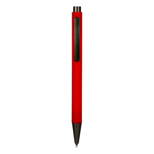 Długopis z wysokiej jakości plastiku i metalu czerwony V1696-05 