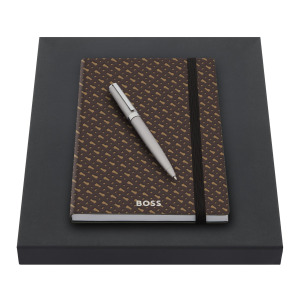 Zestaw upominkowy Hugo Boss długopis i notatnik HNH124NL + HSK4414N