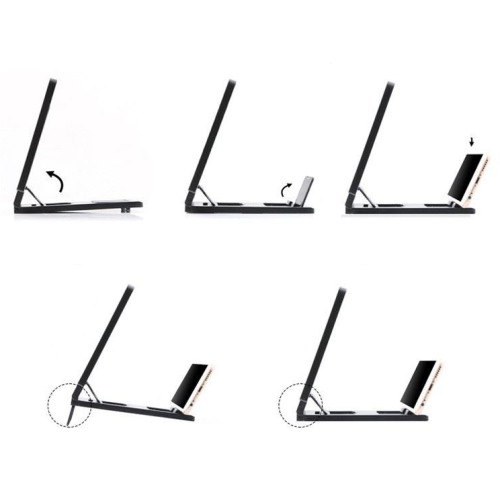 Pulpit powiększający do telefonu Czarny EG 011203 (3)